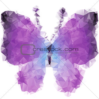 Violet butterfly of triangles