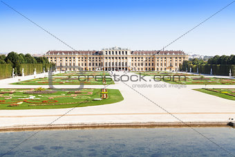 Gardens at the Schonbrunn Palace in Vienna, Austria
