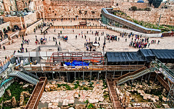 The Western Wall,Temple Mount, Jerusalem, HDR toning