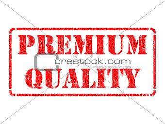 Premium Quality -  Red Rubber Stamp.