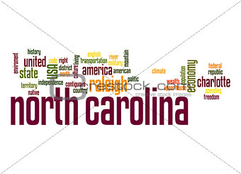 North Carolina word cloud