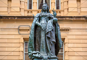 Queen Victoria Statue, Brisbane, Australia.