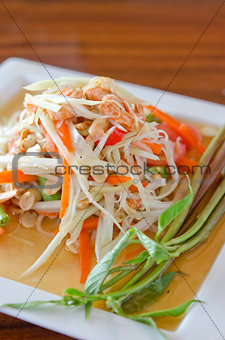 spicy thai dish