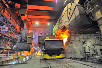 transportation on steel plant