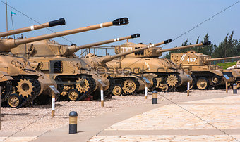 Memorial  and the Armored Corps Museum in Latrun, Israel