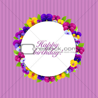 Color Flowers Banner