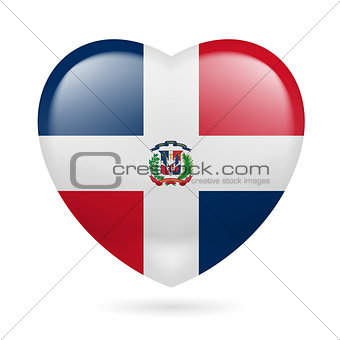 Heart icon of Dominican Republic