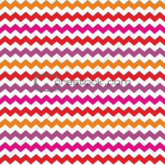 Aztec Chevron seamless colorful vector pattern or background with zig zag