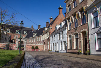 Old houses at the Martinihof in Groningen