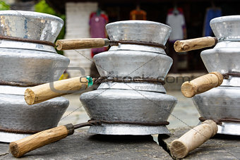 Aluminium pans in Nepal