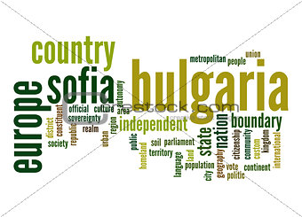 Bulgaria word cloud