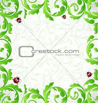 Eco friendly background with copy space for your text
