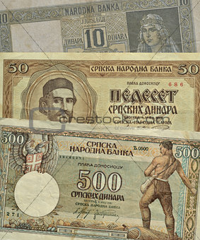 Old Serbian money