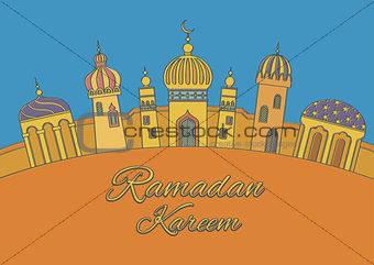 Greeting card "Ramadan Kareem"