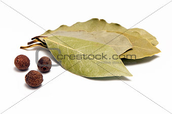 Allspice and bay leaf