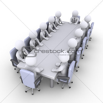 Meeting of businessmen