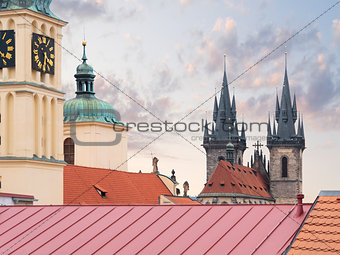 Church of Our Lady Before Tyn  in Prague, Czech republic