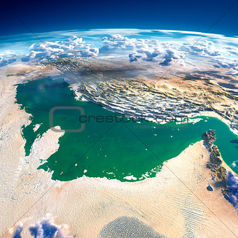 Fragments of the planet Earth. Persian Gulf