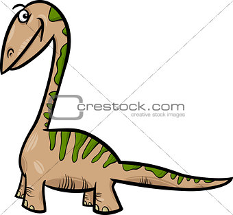 apatosaurus dinosaur cartoon illustration