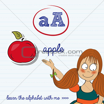 alphabet worksheet of the letter a