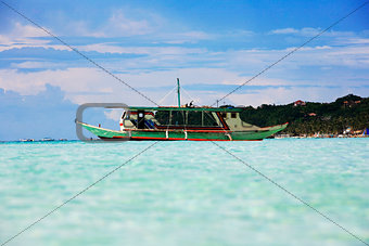Traditional Philippine boat