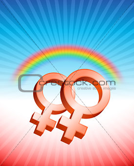 Lesbian Relationship Gender Symbols