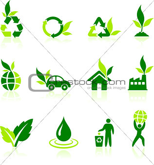 Green Nature Icons