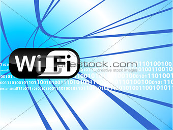 WiFi technology background