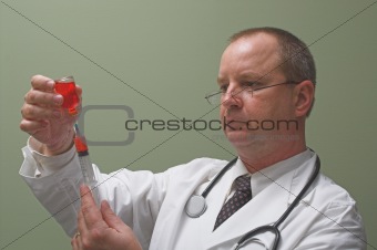 Doctor with a Syringe