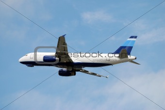 Passenger jet airplane