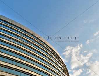 Curvy offices building