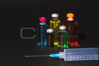 Medicine Vial and Syringe