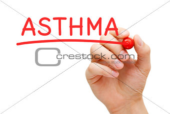 Asthma Red Marker