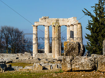Ancient Temple of Zeus in the Nemea