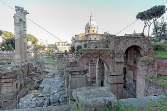View of Foro Romano Rome