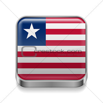 Metal  icon of Liberia