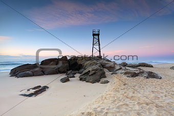 Redhead Beach, NSW Australia just before sunrise
