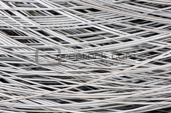 hank of metal wire background