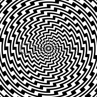 Design colorful spiral circular illusion background