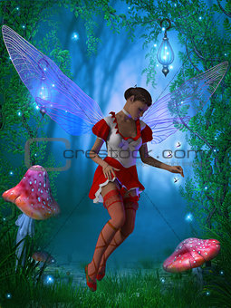 Fairy with Glow flies