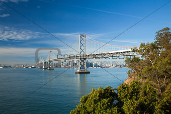San Francisco City Panorama and Bay Bridge