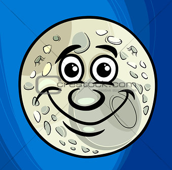 man in the moon saying cartoon