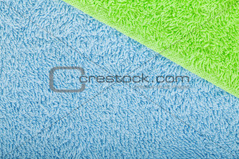 Colored towels background