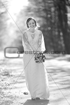 picture of happy bride