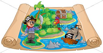 Pirate map theme image 4