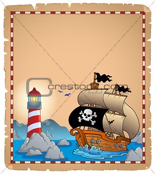 Pirate theme parchment 3