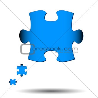 Abstract puzzle icon