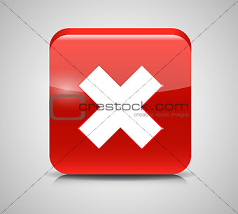 Vector Red  Check Mark Icons