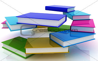 colorful real books