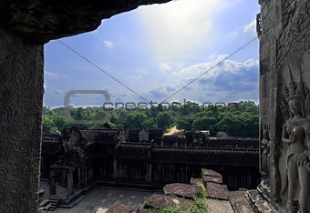 View from Angkor Wat.